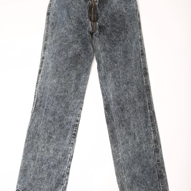 80s 90s Vintage Rag City Denim Zip Around Butt Jeans Pants Streetwear Mod Retro 
