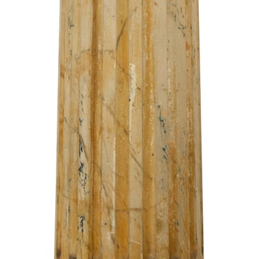 Antique Trompe L'oeil Marble Column