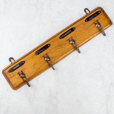 Antique French Kitchen Towel Rack