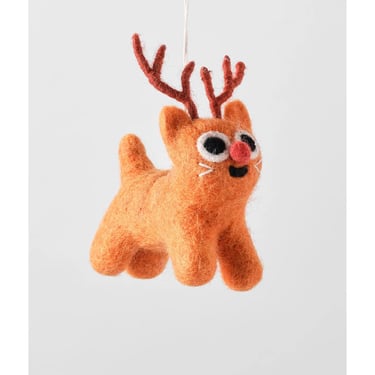 Hanging Felt Ornament - Rudy