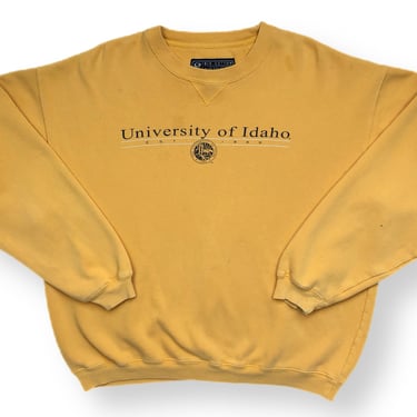 Vintage 90s University of Idaho Vandals Collegiate Graphic Crewneck Sweatshirt Pullover Size Large 