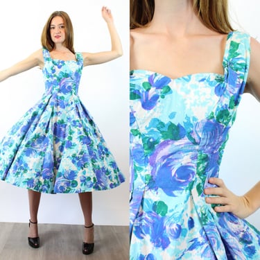 1950s Alix of Miami COTTON dress xs | new summer 