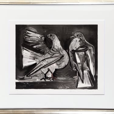 Deux Pigeons, Pablo Picasso (After), Marina Picasso Estate Lithograph Collection 