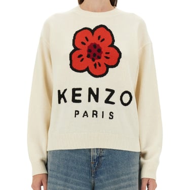 Kenzo Women Boke Flower Wool Sweater