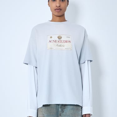 Acne Studios Women Layered Print T-Shirt