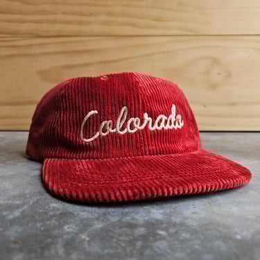 Custom Western Rope Floppy Corduroy Dad Hat: Cream