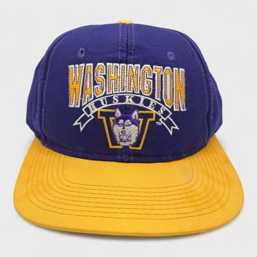 Vintage Washington Huskies Snapback Hat