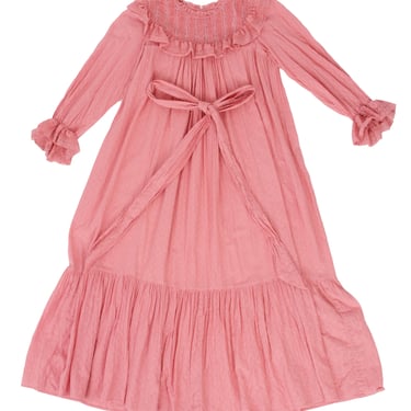 Dôen Rose Lace Trim Dress