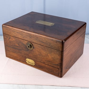 Early Victorian Traveling Vanity Box