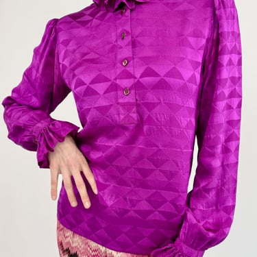 What's All The Fuchsia 'Bout YSL Blouse