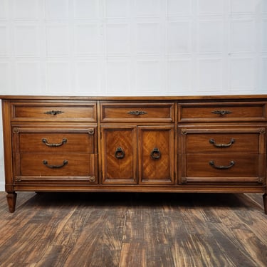 Item #323 Extra long Customizable Mid-century Neoclassical Buffet / tv stand / dresser 