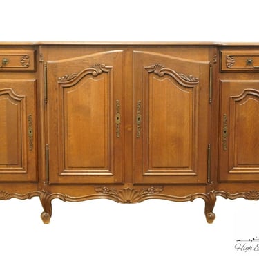 VINTAGE ANTIQUE Country French Provincial Style 83" Sideboard Buffet 