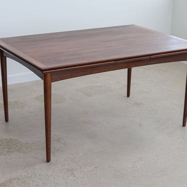 Mid Century Danish Modern Extra Wide Rosewood Dining Table 