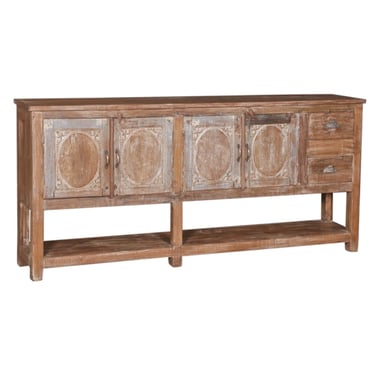 Hand Carved 4 Door Sideboard