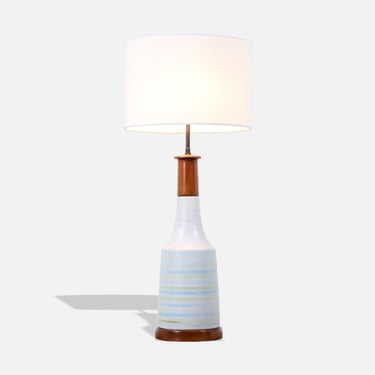 Gordon & Jane Martz Glazed Ceramic Table Lamp for Marshall Studios
