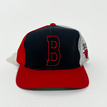 Vintage 1990's Starter Chicago Bulls &quot;B&quot; Snapback Hat