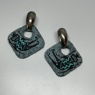 Modern Art Dangle Earrings