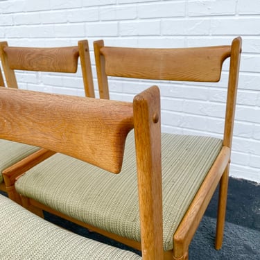 6 HW Klein for Bramin Oak Danish Modern Dining Chairs 