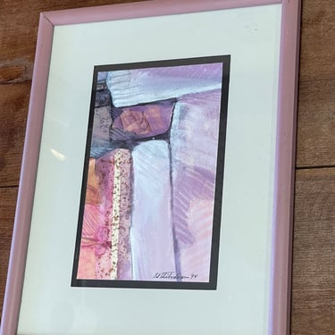 Free Shipping Within Continental US - Original Mixed Media Framed Art 