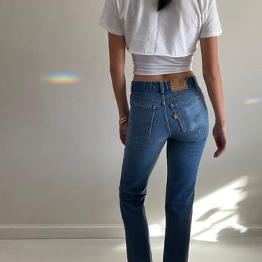 Levi&#39;s Orange Tab High Waisted Jeans