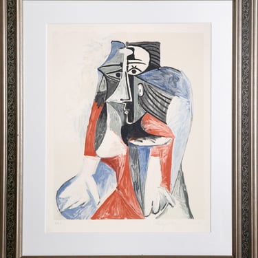 Pablo Picasso, Femme Assise, Lithograph on Arches Paper 