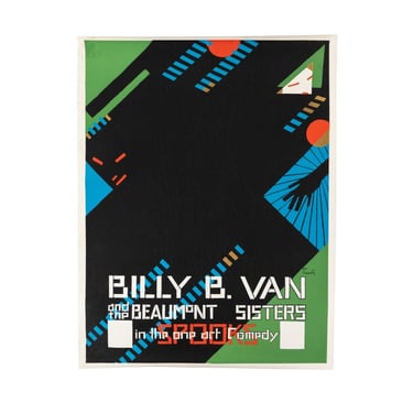 Alfonso Lannelli 'Billy B. Van' Screenprint Poster 