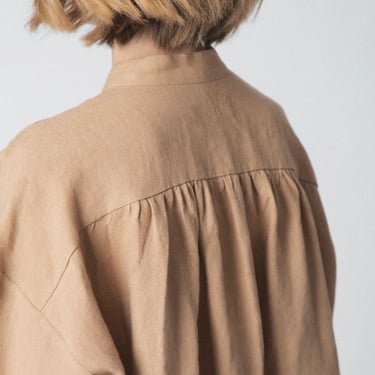 Loess Florence Top - Camel on Garmentory