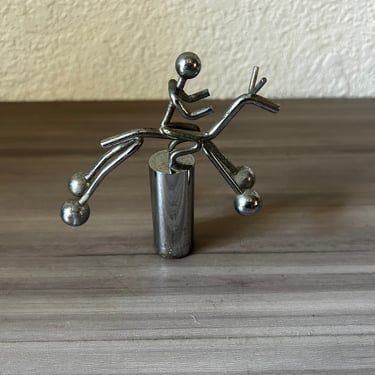 Vintage Otagiri Kinetic Sculpture Rocking Horse c. 1977 made