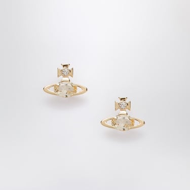 Vivienne Westwood Nano Solitaire Gold Earrings Women