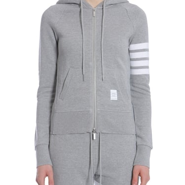 Thom Browne Women Hooded Zip-Up Sweatshirt