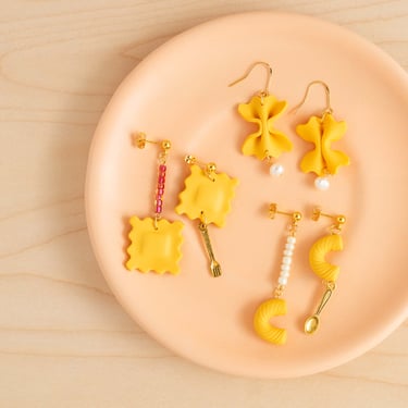 Warm Clay Co: Pasta Earrings