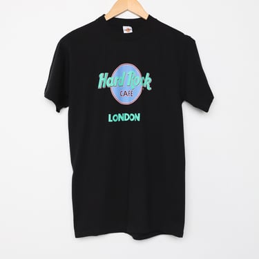 vintage HARD ROCK cafe 1990s LONDON, U.K. British t-shirt -- size medium 