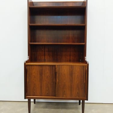 Vintage Danish Modern Rosewood Bookshelf / Cabinet by Hjørnebo 