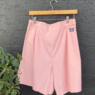 Pale Pink Cotton Shorts