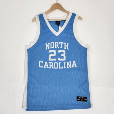 Vintage 2000's JORDAN North Carolina University Michael Jordan #23 Basketball Jersey Sz. L
