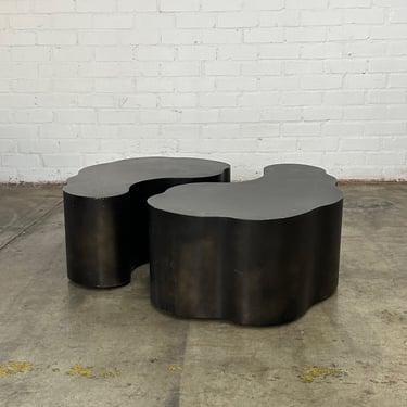 Pair of Contemporary Meadow Cocktail Tables 