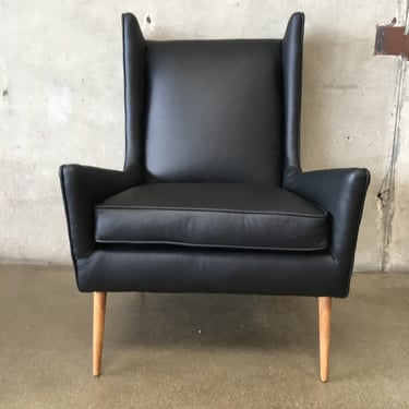 Mid Century Selig Lounge Chair New Leather