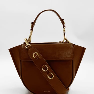 Hortensia Bag Mini Eyelets - Cognac