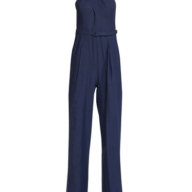 A.L.C. - Navy Linen "Murphy II" Jumpsuit Sz 4