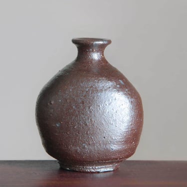 Sake Bottle by Junichi Kouzuru | Small Vase | Japanese Pottery 