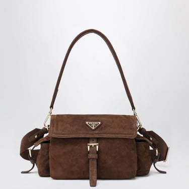 Prada Prada Explore Medium Brown Shoulder Bag Women