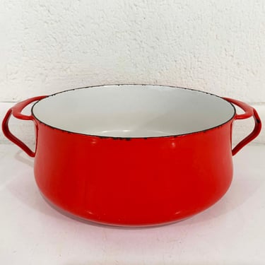 Quistgaard Dansk Kobenstyle Red Vintage Fondue Pot, Made in