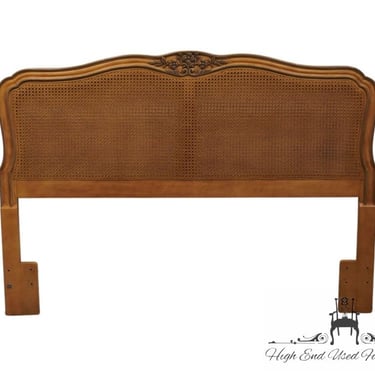 AMERICAN OF MARTINSVILLE Country French Provincial Queen Size Caned Headboard 3351-321 