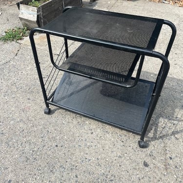 Perforated metal cart 29x15x27&quot; tall