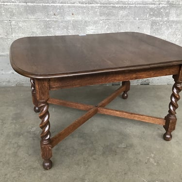 Barley Twist Oak Dining Table (Seattle)