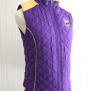 Minesota Vikings - Quilted Vest - Puffer - NFL - Marked size S 