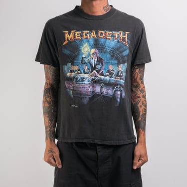 Vintage 1990 Megadeth Tour T-Shirt 