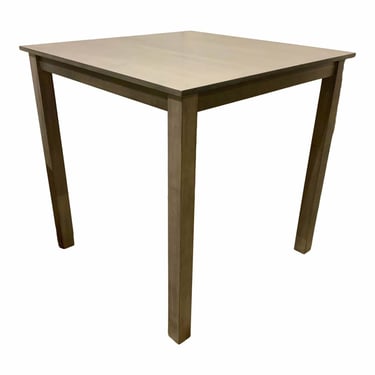 Modern Gray Wood Square High Top Pub Table