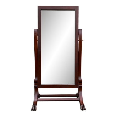 Wooden Cheval Mirror