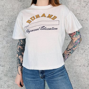 1970's Durand Physical Education Champion Tee Shirt T-Shirt 